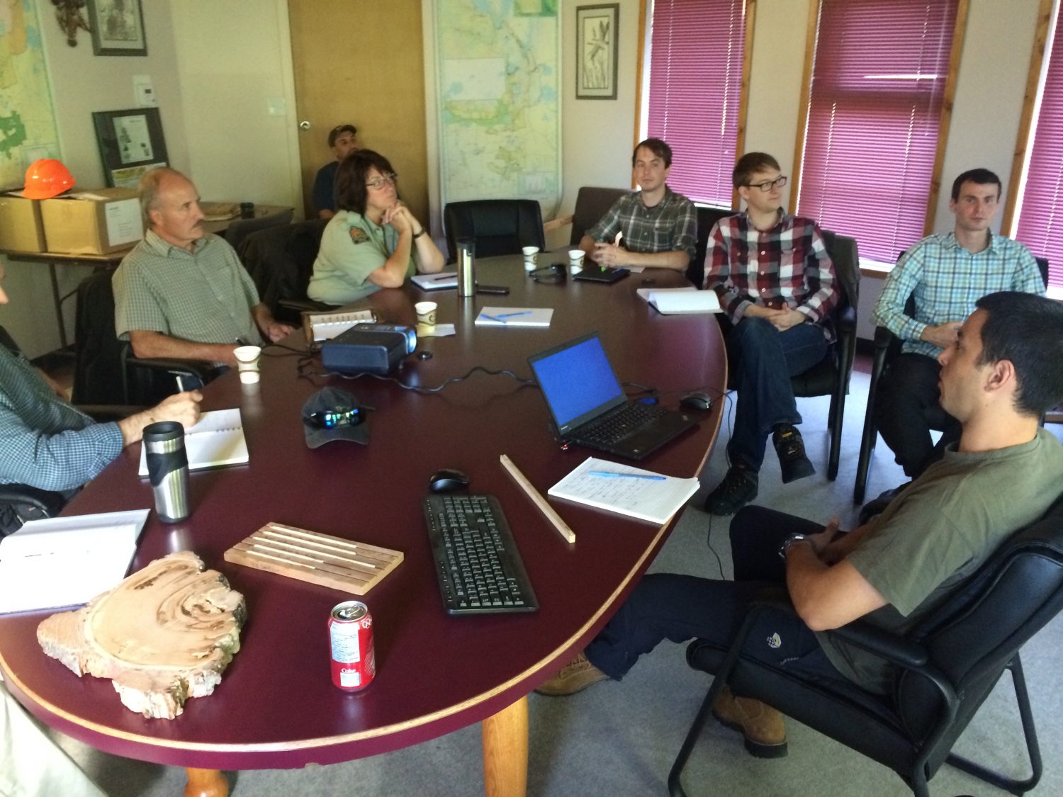 A group of stakeholders in discussion